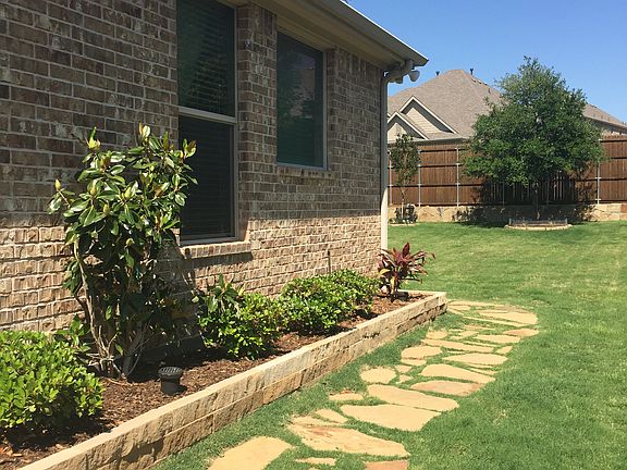 Backyard landscaping