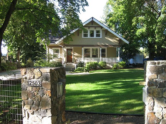 View from the sidewalk