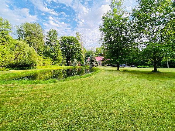 Part of the front lawn