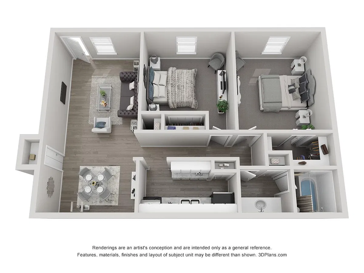 Floor plan 2x1- Standard