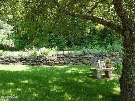 Stone Wall and Garden