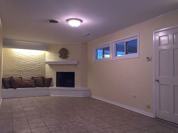 Separate Den with Fireplace