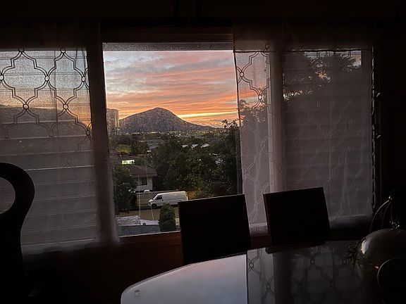 pre sunrise from living room