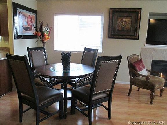 Beautiful wood like floors throughout main, the vaulted ceilings
