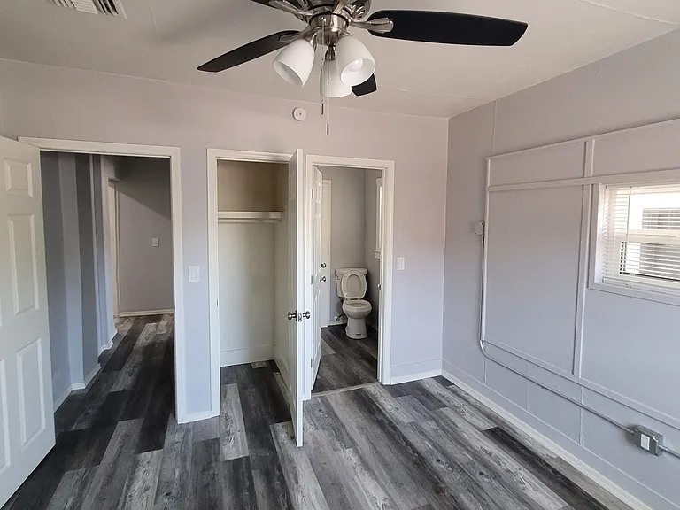 Back bedroom with bathroom and separate entrance