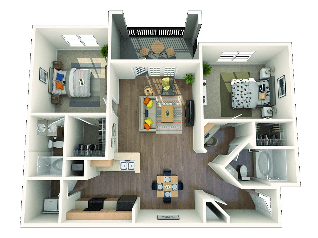 Floor plan B1 - The Brewer