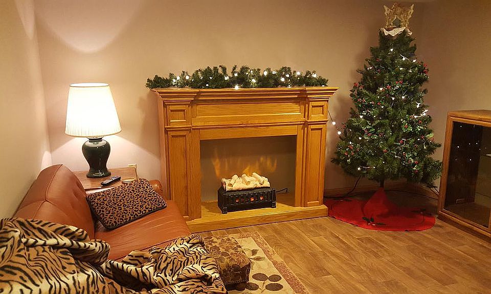 Seasonal decorations included