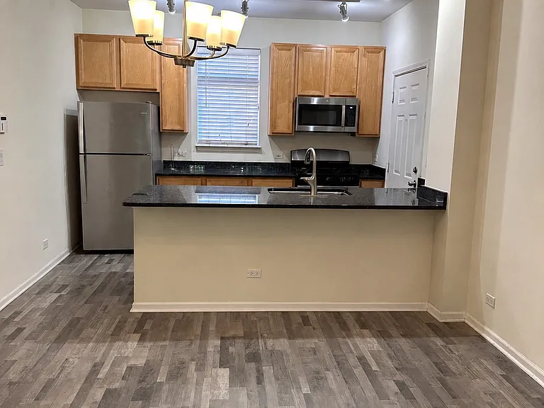 Living/Dining Facing the Island Kitchen