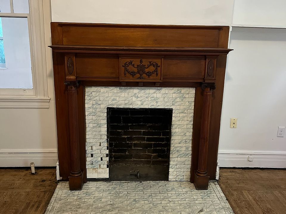 Original fireplace in the master bedroom.