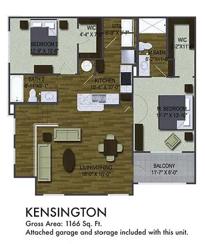 Floor plan Kensington