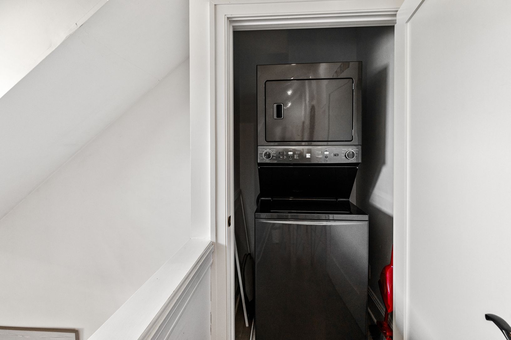  Washer and dryer full size on the 2nd levl of home.  There is another full size w/d on the lower lev