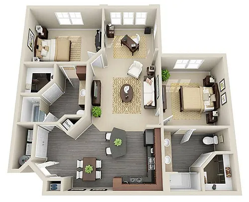 Floor plan Sanctuary Upgrade