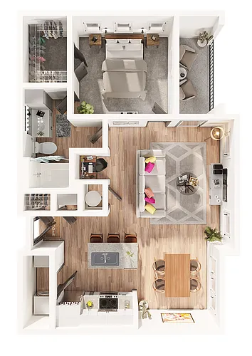 Floor plan A1E