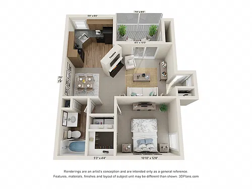 Floor plan Palmetto - Classic
