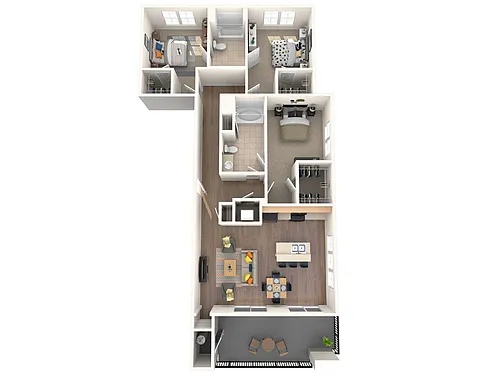 Floor plan Woodward