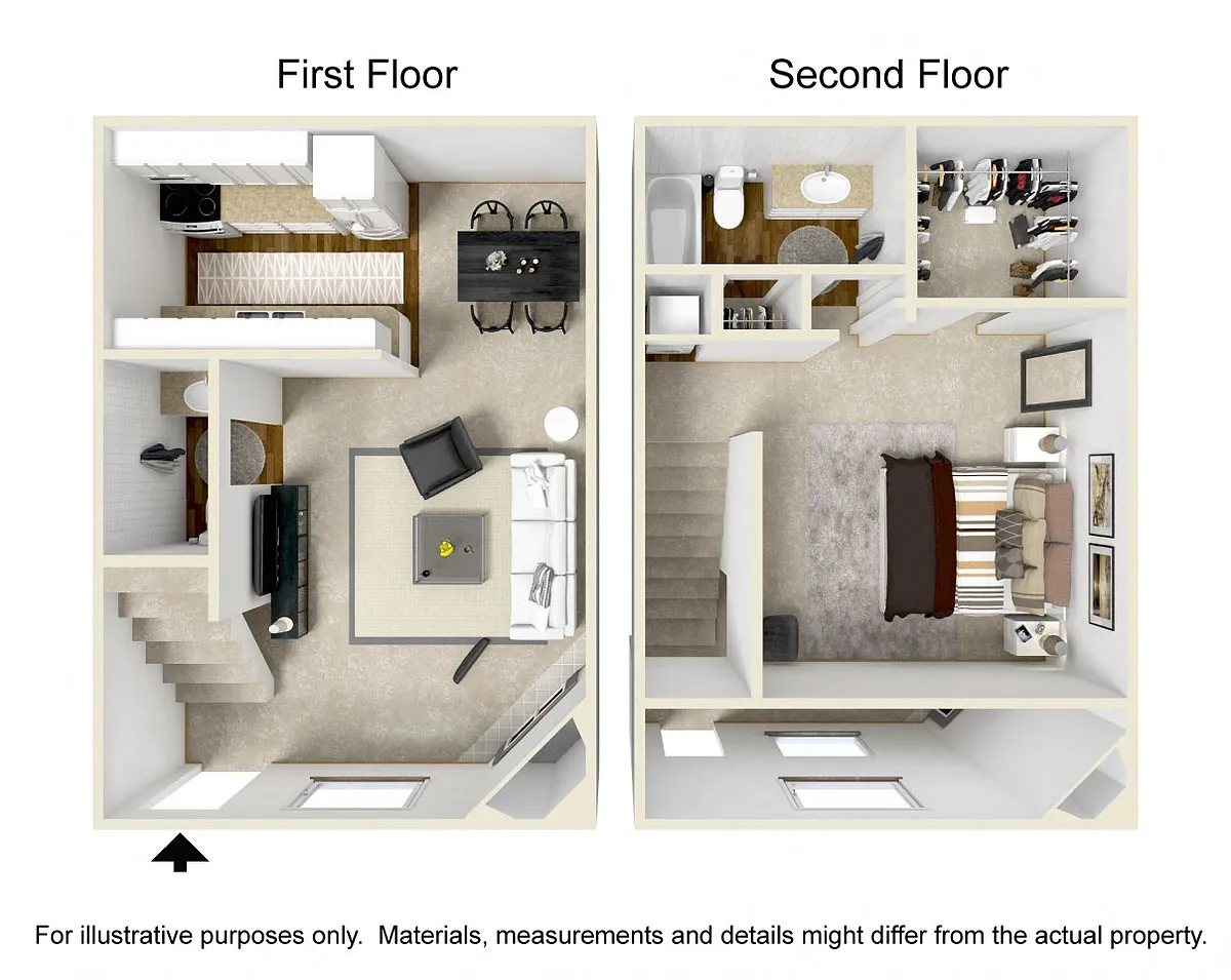 Floor plan 1D - TOWNHOME