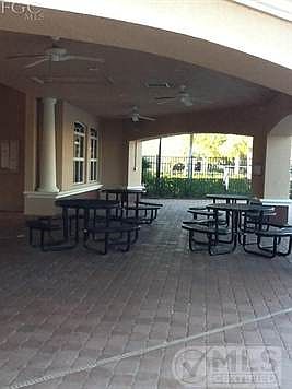 Covered Seating pool area