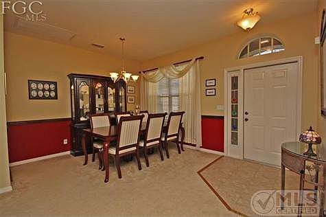 Formal Dining Room ~ Custom Window Coverings   Chair Rail