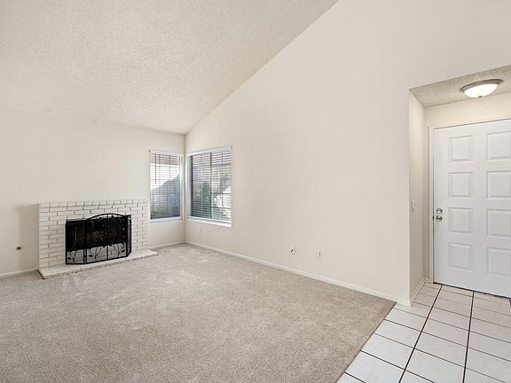 Living Room with Fire Place