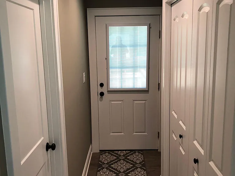 Rear Entrance. Laundry