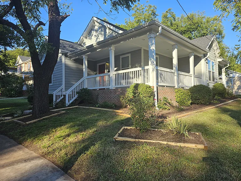 Wrap-around porch