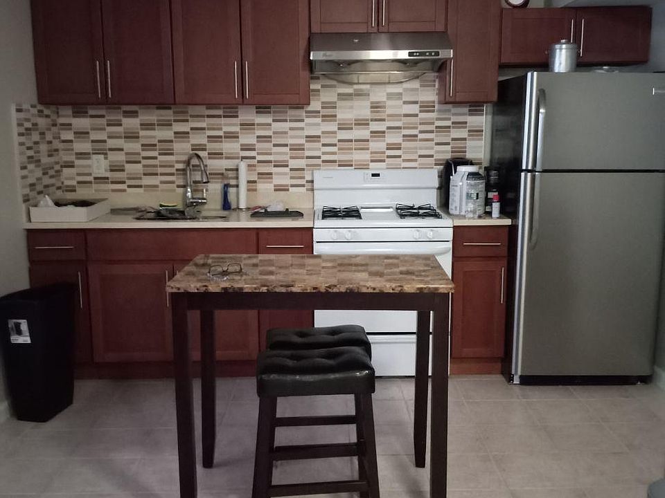 kitchen area includes frig. All furniture you see is for sale if you want
