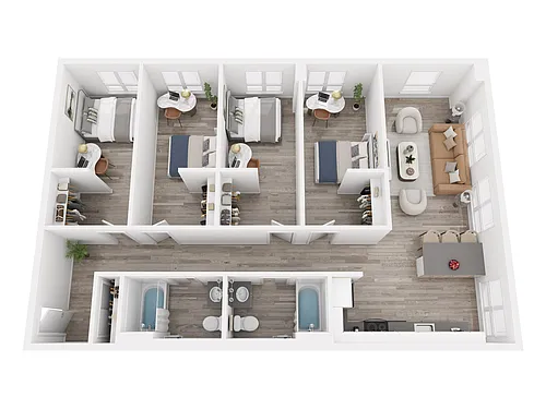 Floor plan A1 MFTE