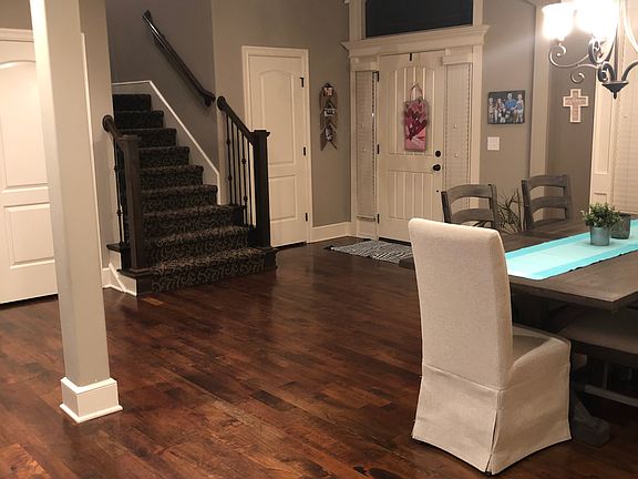 Looking at the front door 