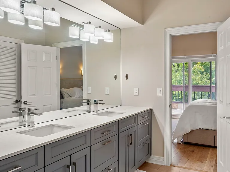 Master Bathroom with a double vanity