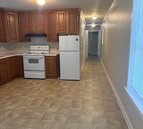 Straight view from front door