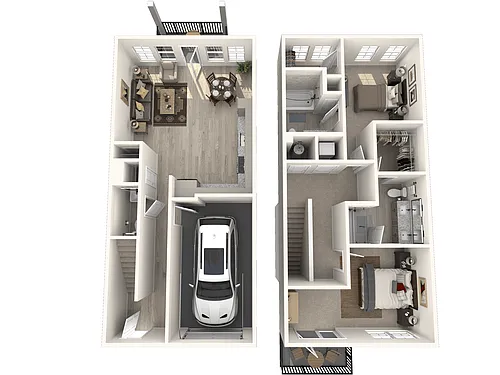 Floor plan B4- TOWNHOME