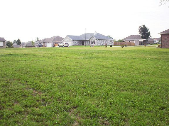 View from back to front of lot