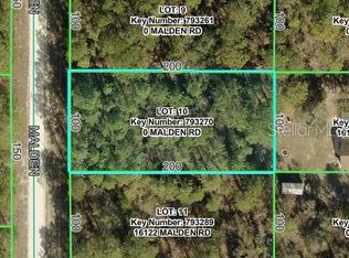 MALDEN ROAD LOT 10, WEEKI WACHEE, FL 34614