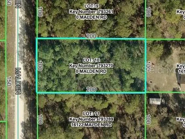 MALDEN ROAD LOT 10, WEEKI WACHEE, FL 34614