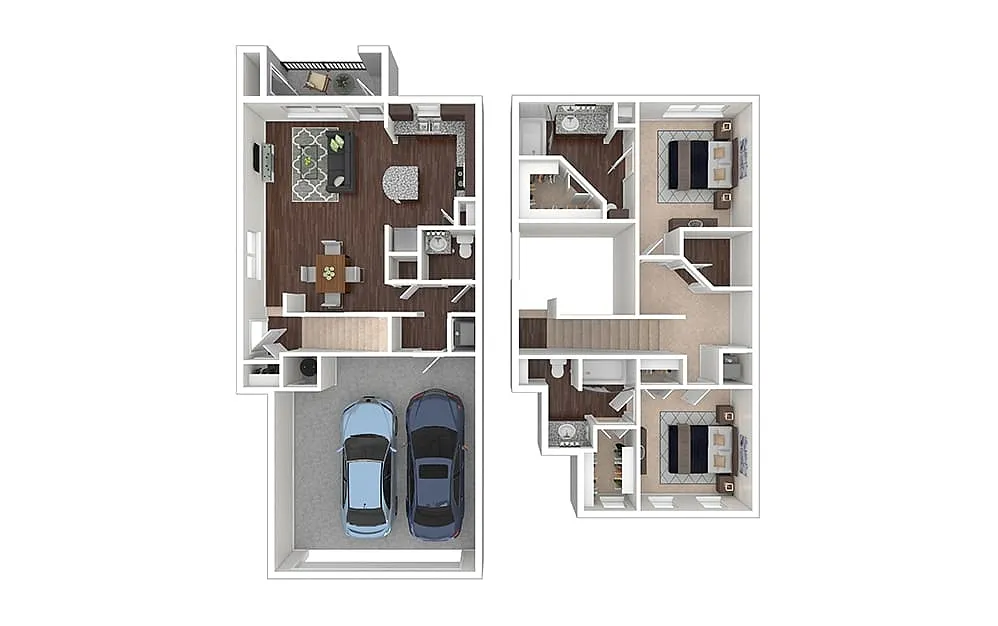 Floor plan Hidden Forest