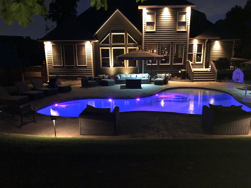 Private backyard oasis