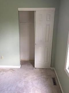 Closet in bedroom
