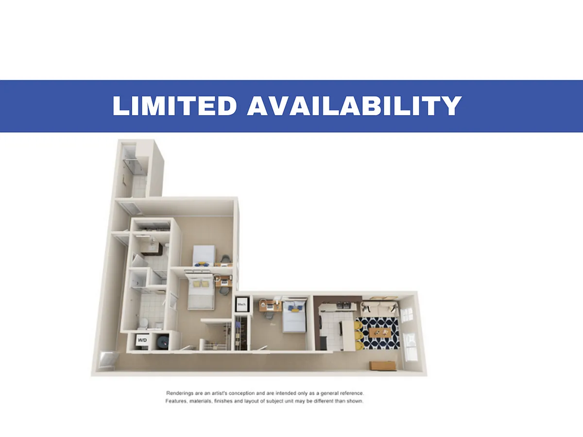 Floor plan 3BR/3BA - Standard