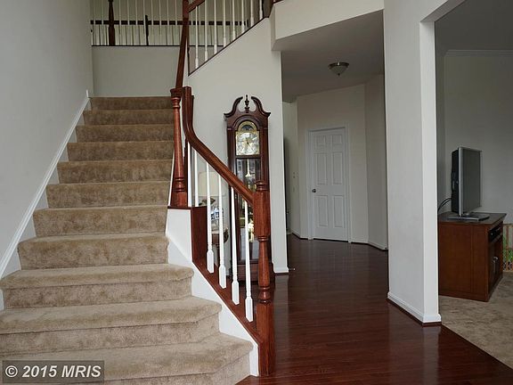 Wood Floors in the 2 story foyer