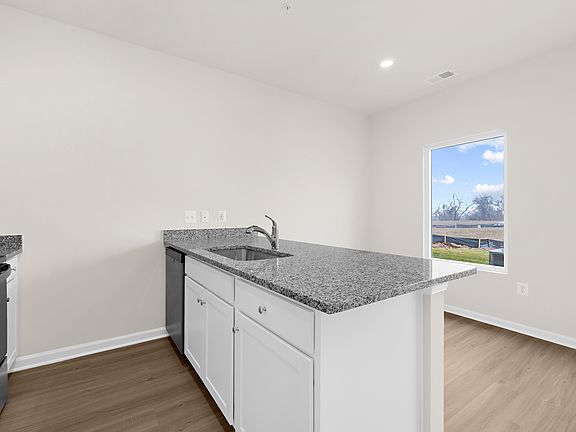 Granite countertops througout