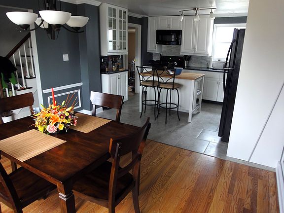 Open dining room and kitchen