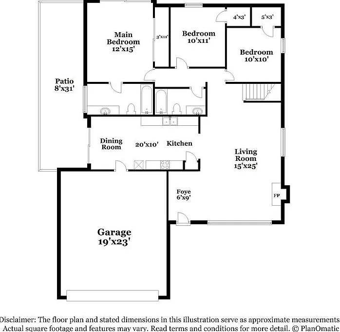 3 bed, 2.0 bath, 1810 sqft, $1,890 — Photo 2