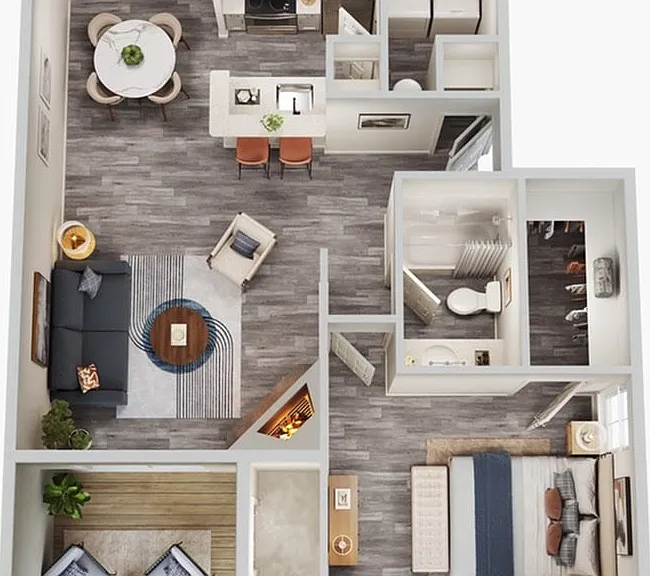 A1 - 1 Bed 1 Bath A1 - 1 Bed 1 Bath