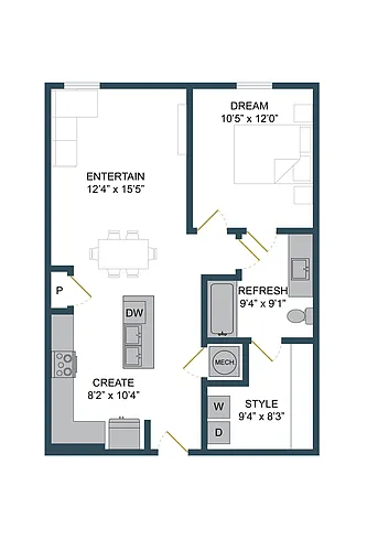 Floor plan A5C