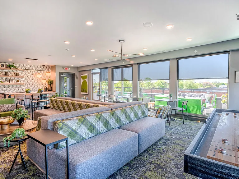 Rooftop Lounge Shuffleboard (Building B)