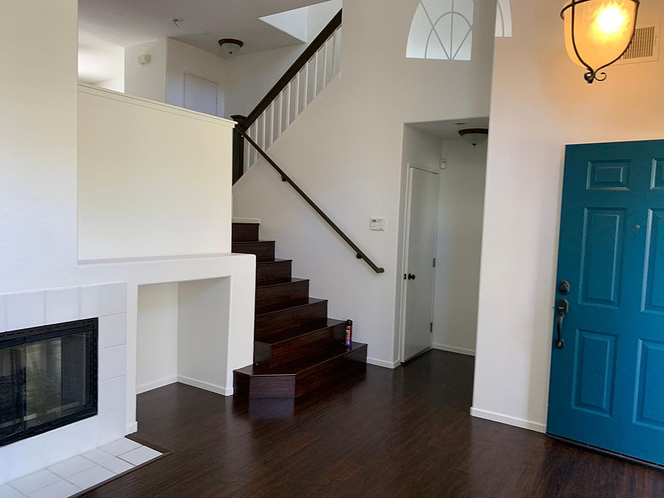 living room and half bath