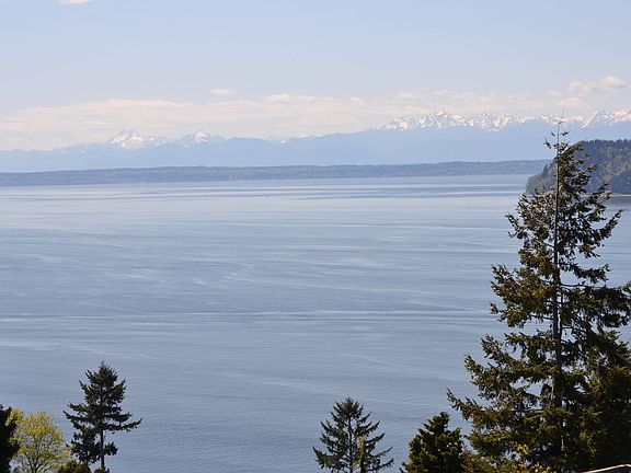 The views to the West include the Olympic Mountains and Puget Sound Caption)