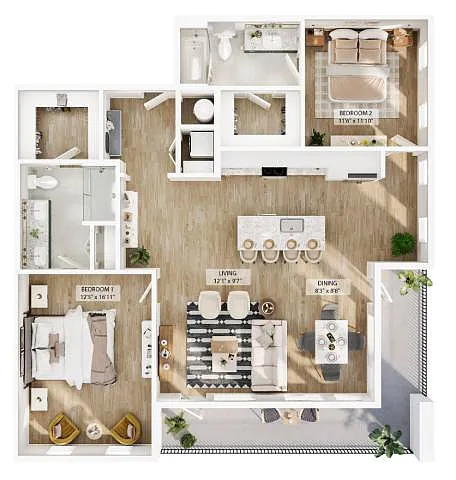 Floor plan B13
