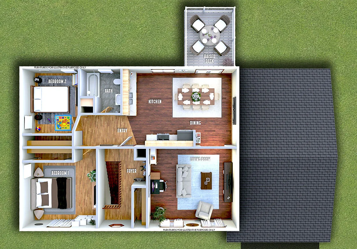 2 bed, 1197 sqft, $2,000 — Photo 2