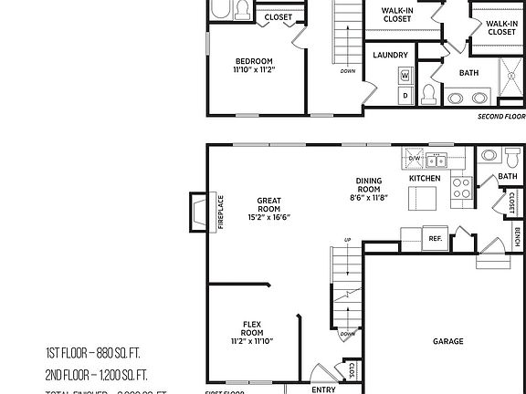 Hatfield 2 bed 2 bath